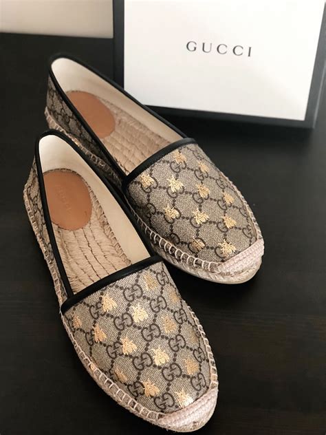 gucci bee espadrilles uk|Gucci espadrilles denim.